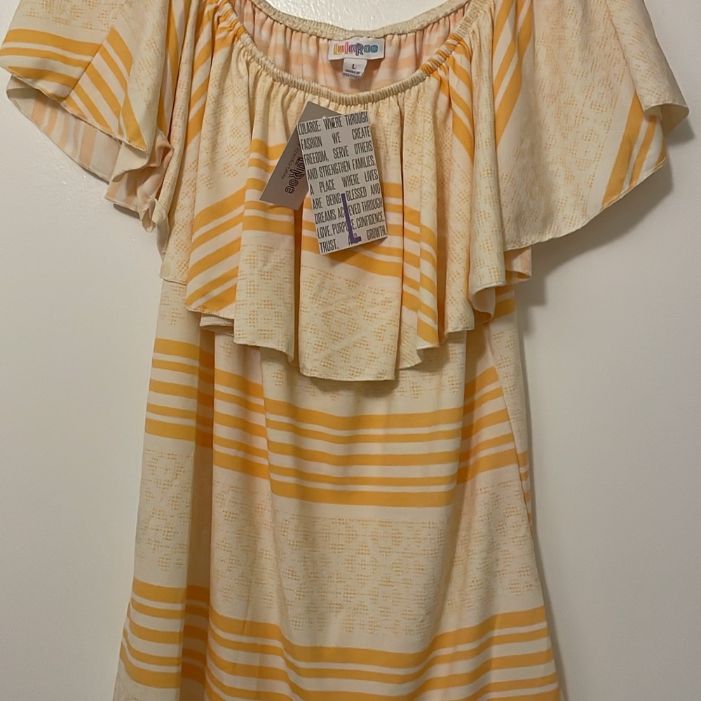 Chic Off-Shoulder Striped Dress